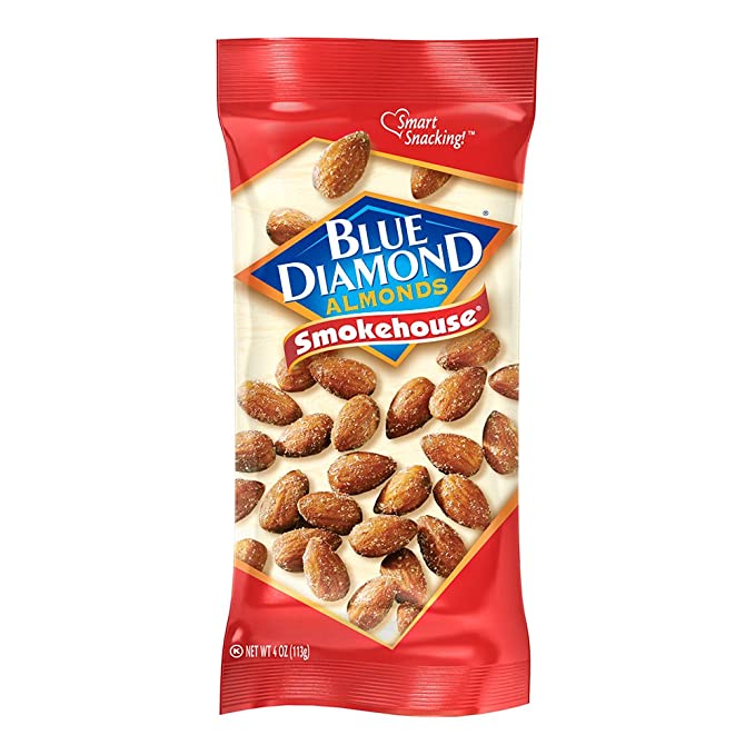  Blue Diamond Almonds, Smokehouse, 4 Ounce (pack of 12)  - 041570099674