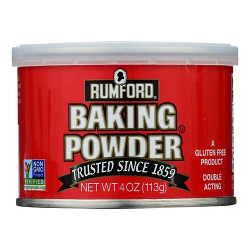 Rumford - Baking Powder - Aluminum-free - Case Of 24 - 4 Oz. - breaded