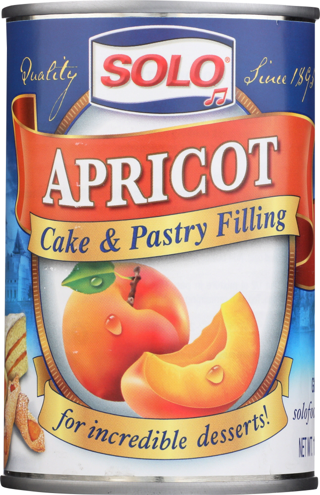 SOLO: Apricot Cake & Pastry Filling, 12 oz - 0041642001024