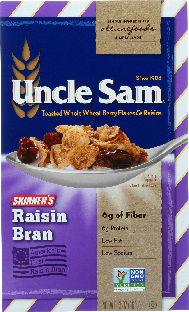 Raisin Bran Toasted Whole Wheat Berry Flakes & Raisins Cereal - 041653456806