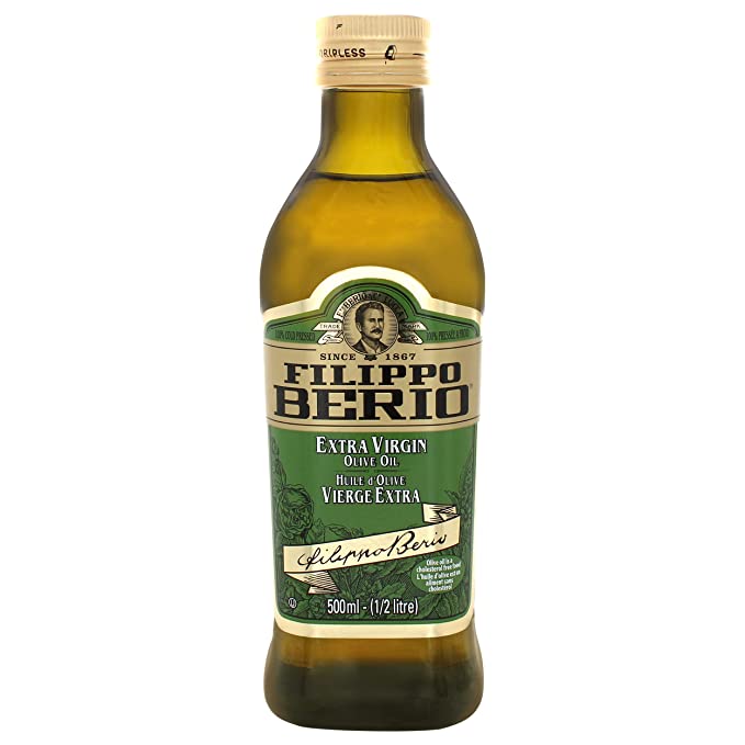  Filippo Berio Cold Pressed Extra Virgin Olive Oil - 500mL Dark Glass Bottle  - 041736010147