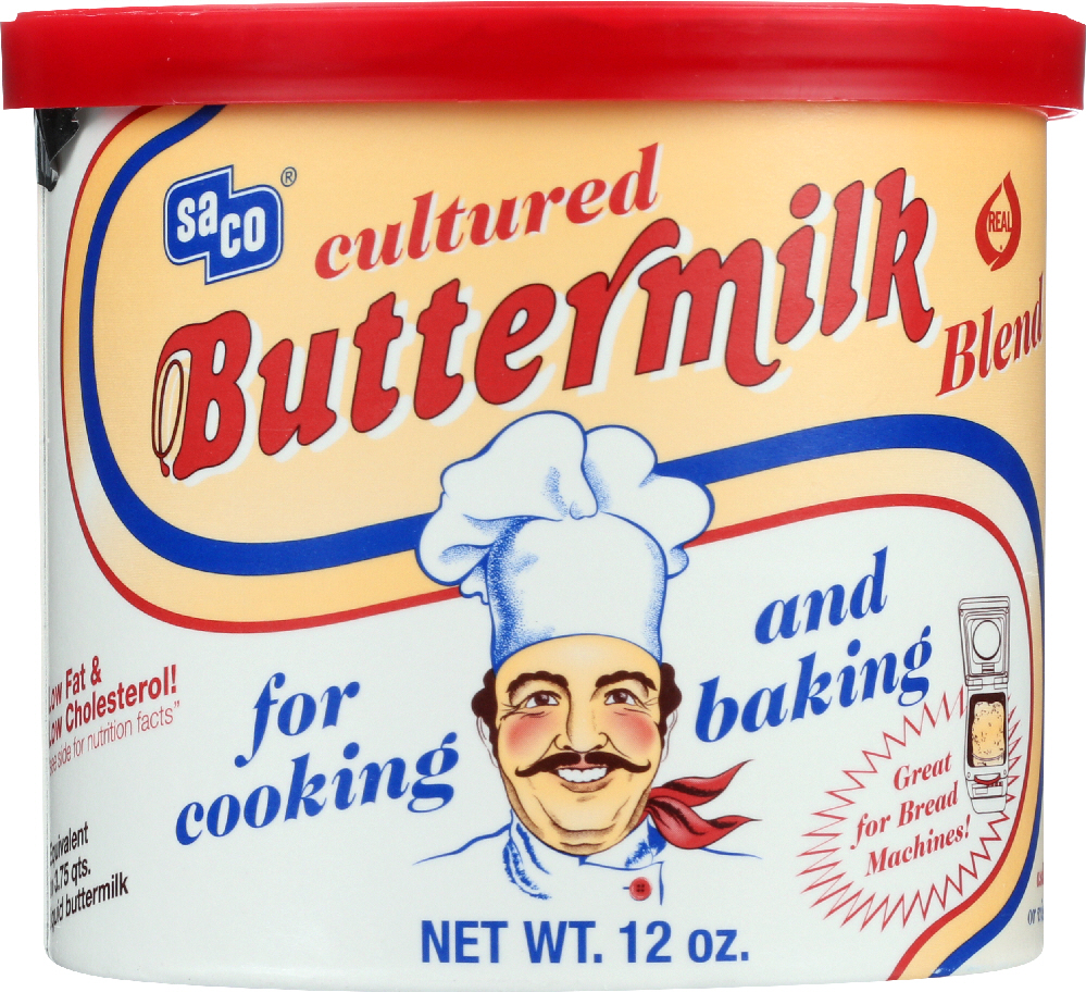SACO: Cultured Buttermilk Blend For Cooking And Baking, 12 oz - 0041756040124