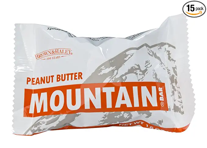 1.6 oz PEANUT BUTTER MOUNTAIN BAR - Case of 15 Bars - 041770441136