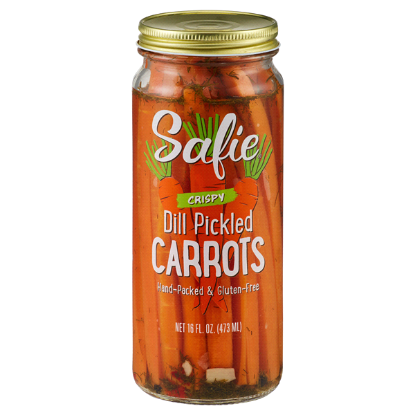 SAFIE: Crispy Dill Pickled Carrots, 16 oz - 0041798001916