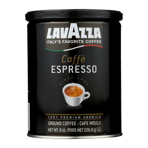 LAVAZZA: Coffee Ground Espresso Can, 8 oz - 0041953014508