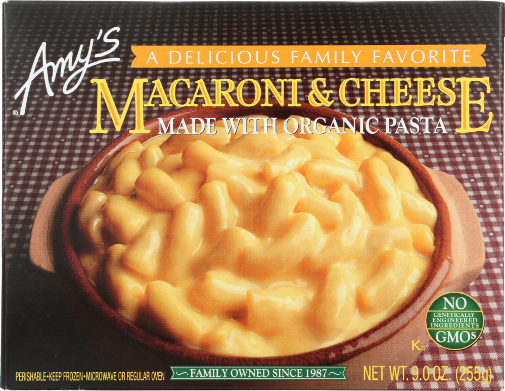 AMY’S: Macaroni and Cheese, 9 oz - 0042272000302