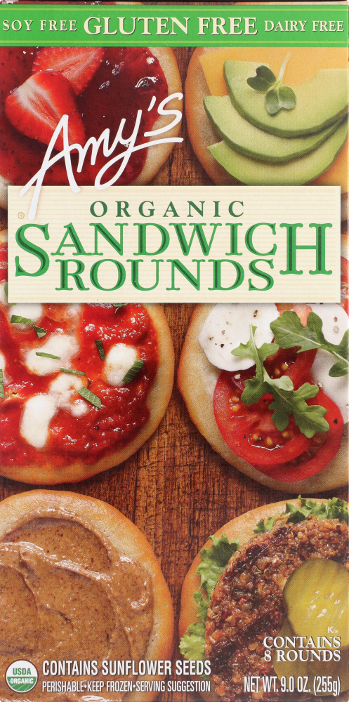 Organic Sandwich Rounds - 042272000494