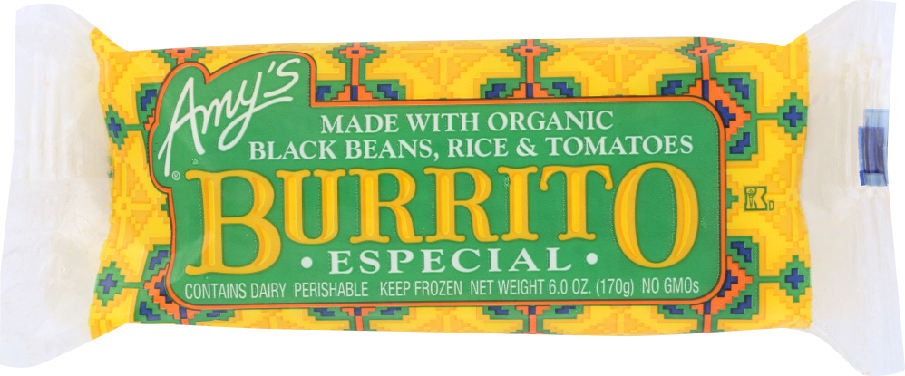 AMYS: Burrito Especial, 6 oz - 0042272000746