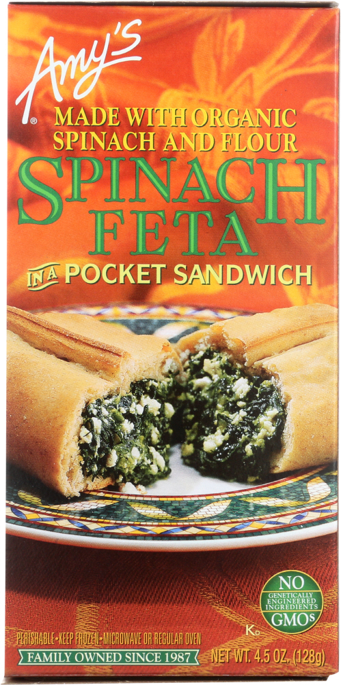 Spinach Feta In A Pocket Sandwich - 042272000937