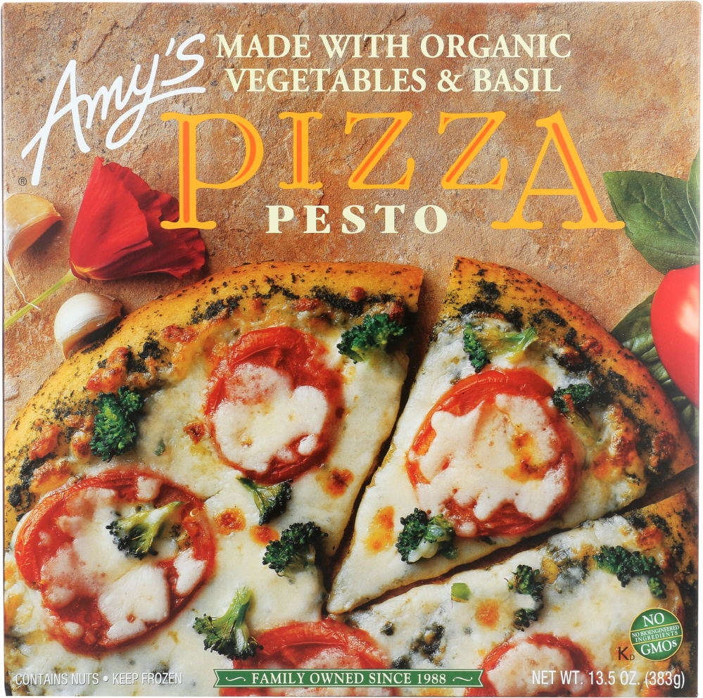 AMY’S: Pizza Pesto, 13.5 oz - 0042272001040