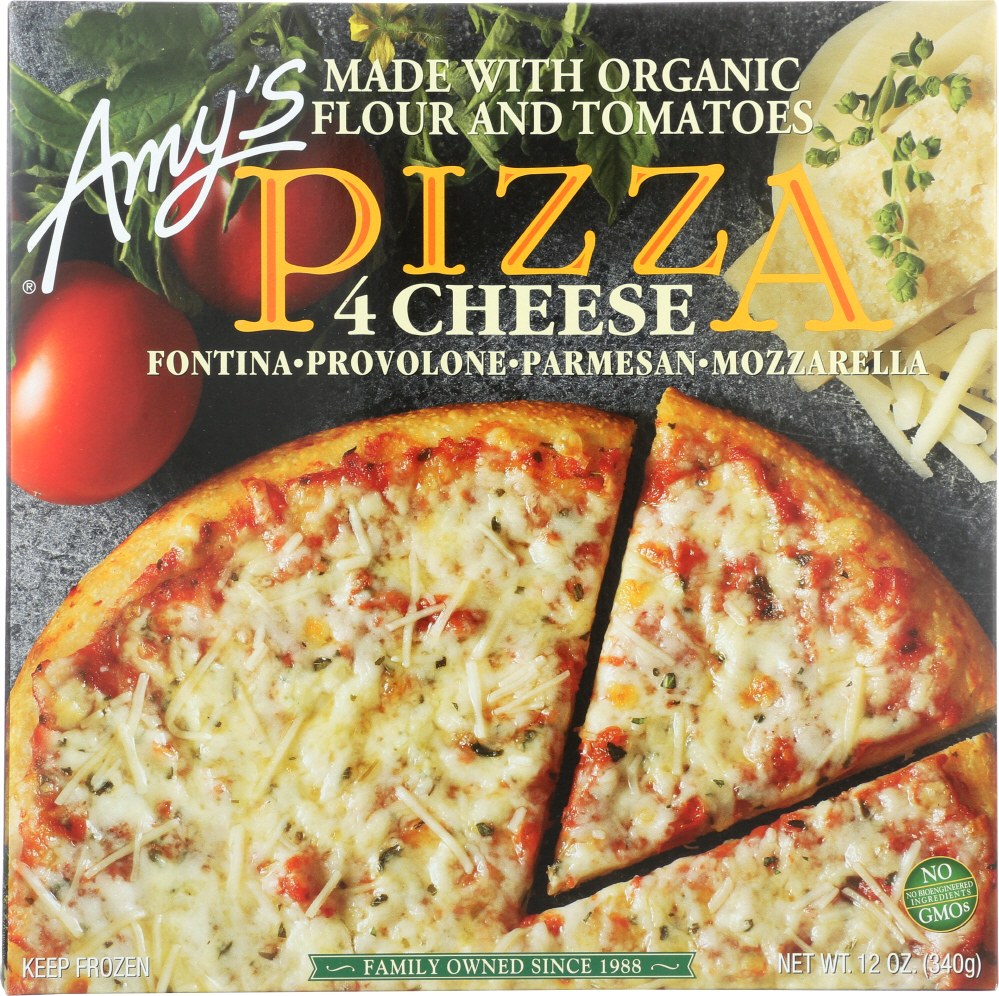 Pizza 4 Cheese Fontina Provolone Parmesan Mozzarella - 042272001286