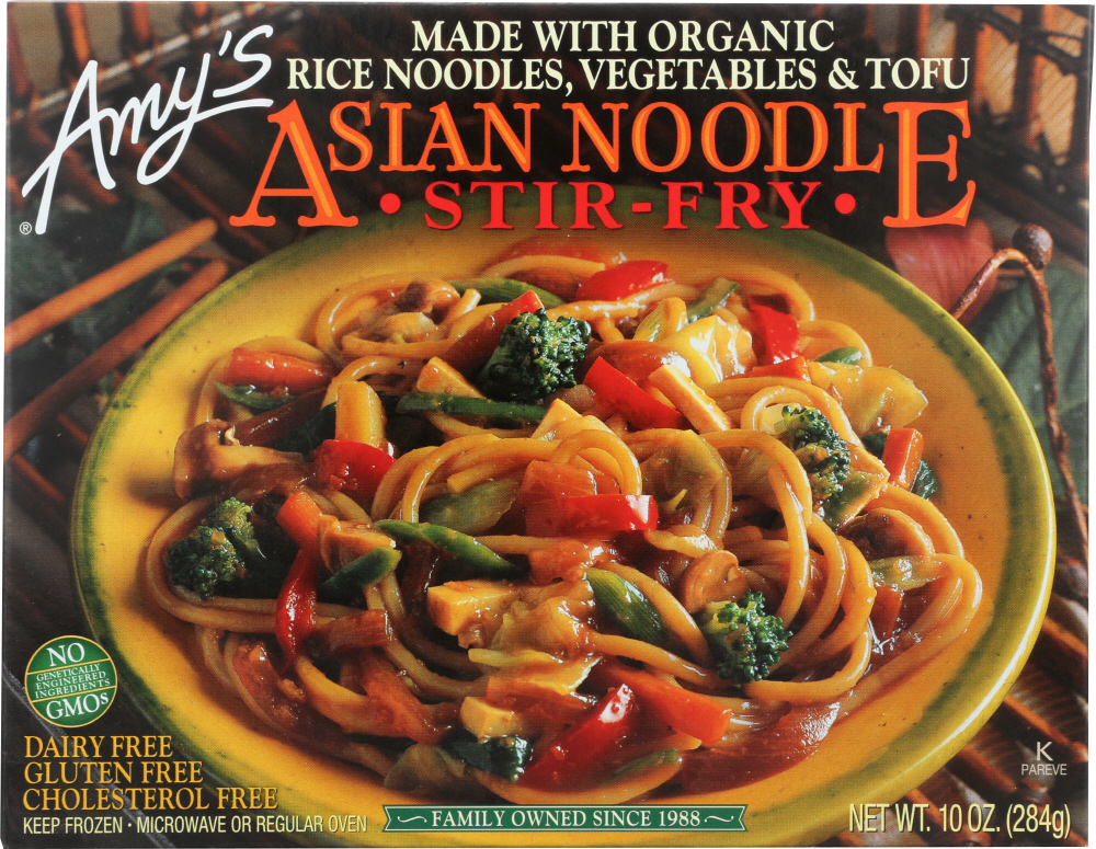 AMY’S: Asian Noodle Stir-Fry, 10 oz - 0042272001309