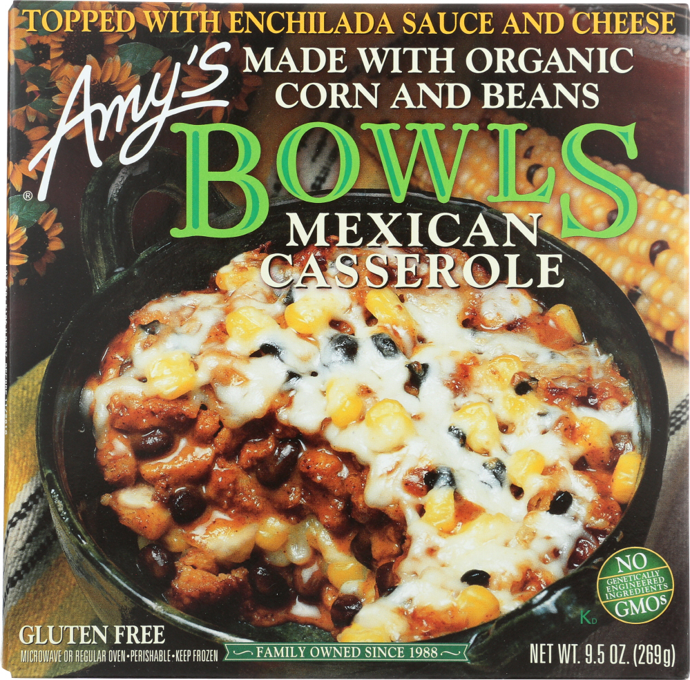 Bowls Topped With Enchilada Sauce And Cheese Made With Organic Corn And Beans Mexican Casserole, Bowls - bowls