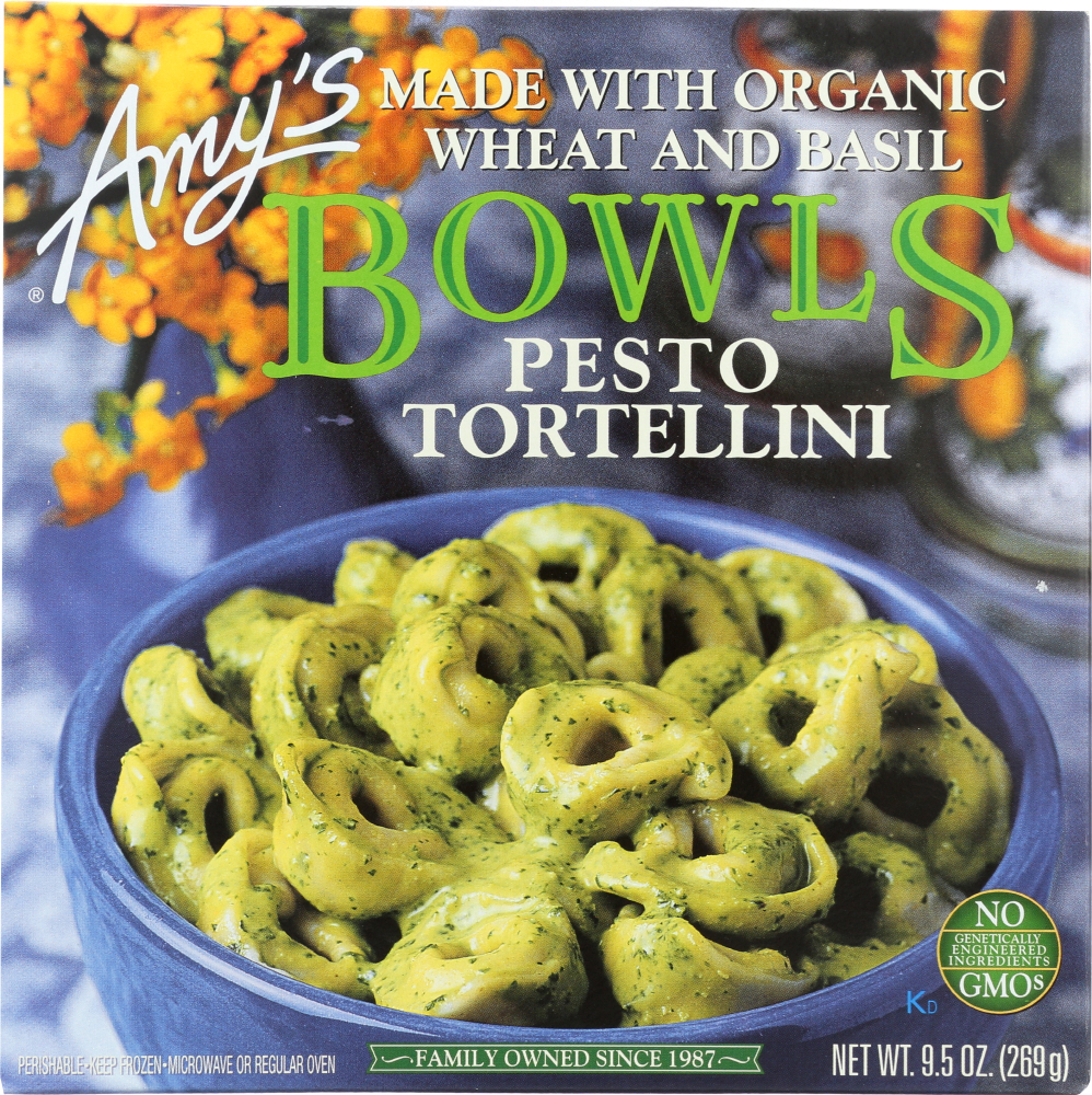 Pesto Tortellini Made With Organic Wheat And Basil Bowls, Pesto Tortellini - pesto