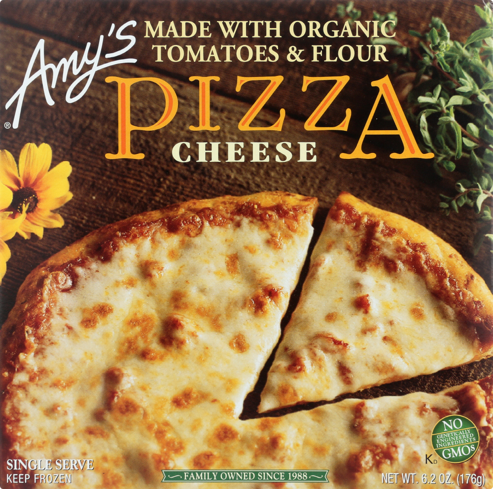 AMY’S: Single Serve Cheese Pizza, 6.2 oz - 0042272001941