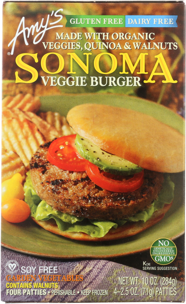 Organic Sonoma Veggie Burger - 042272003730
