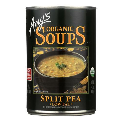 Amy's - Organic Fat Free Split Pea Soup - Case Of 12 - 14.1 Oz - 042272005055