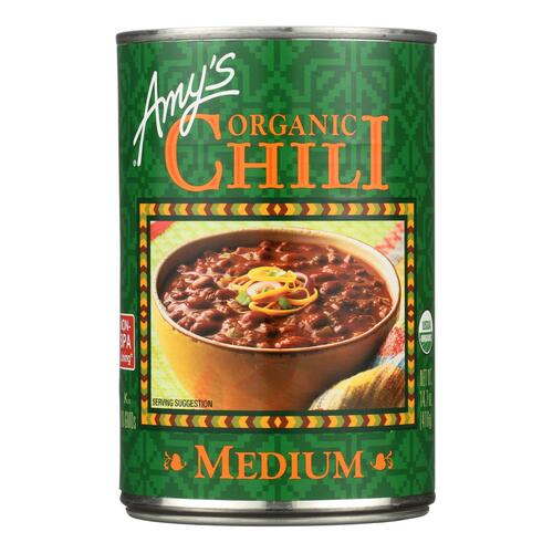 AMY’S: Organic Chili Medium, 14.7 oz - 0042272005109