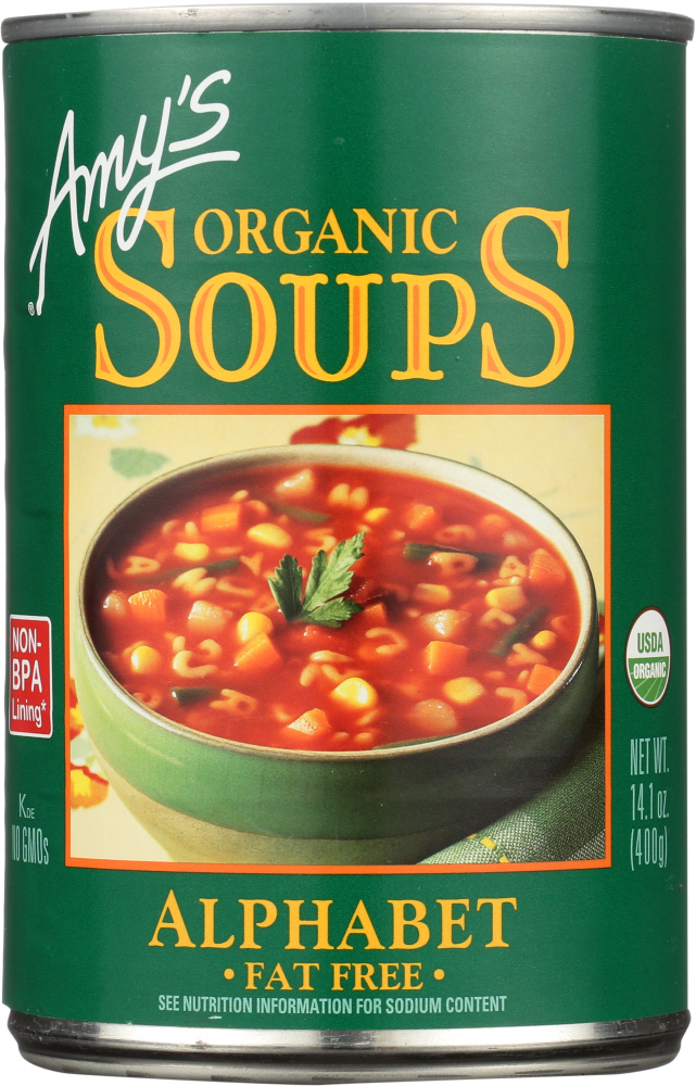 Amy's - Organic Alphabet Soup - Case Of 12 - 14.1 Oz - 042272005147