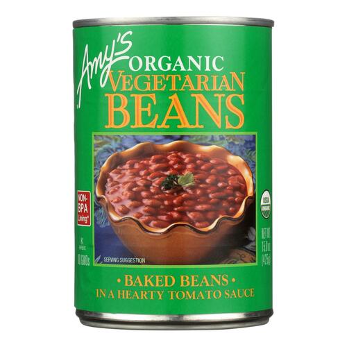 AMYS: Bean Baked Vegetarian Gluten Free Organic, 15 oz - 0042272005178