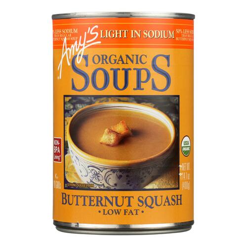 Amy's - Organic Low Sodium Butternut Squash Soup - Case Of 12 - 14.1 Oz - 042272005802