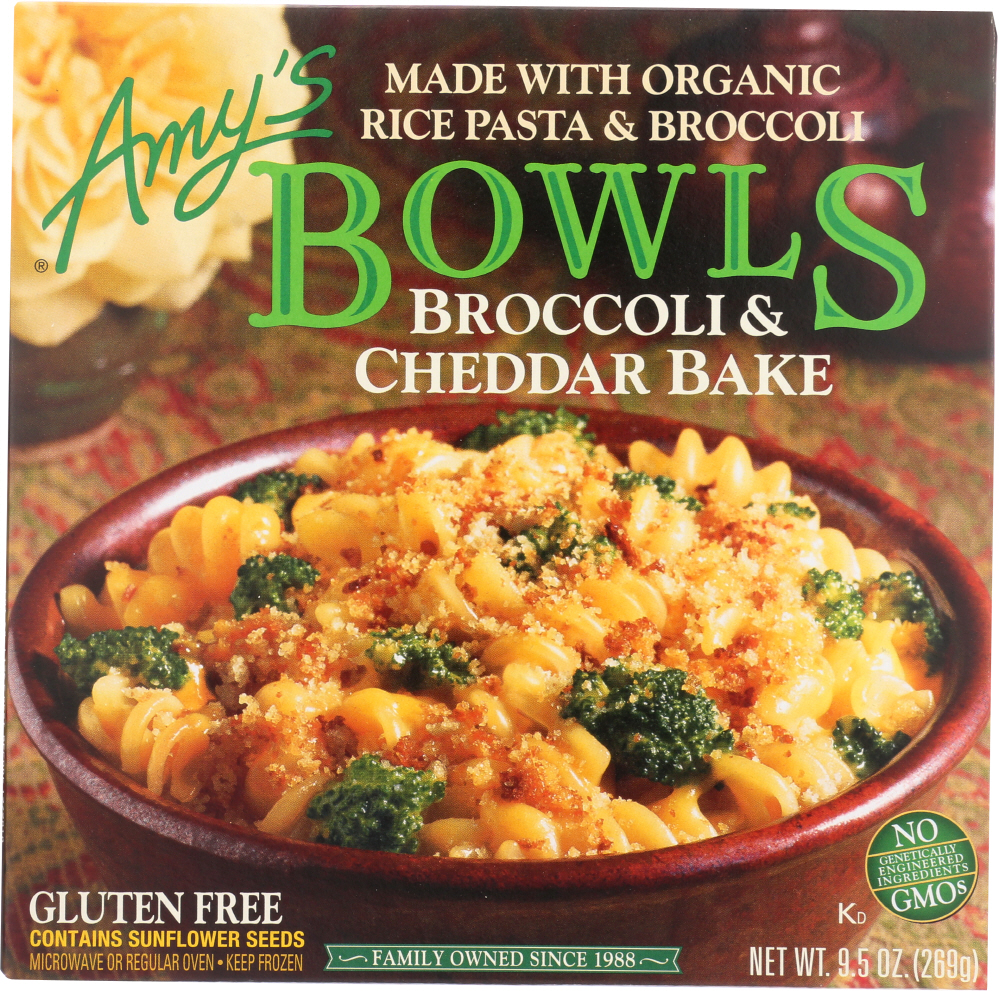 AMY’S: Broccoli & Cheddar Bake Bowl, 9.5 oz - 0042272008117