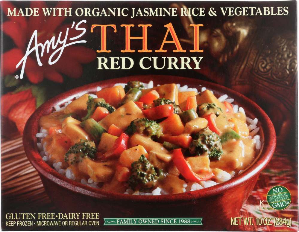 AMY’S: Thai Red Curry, 10 oz - 0042272009220