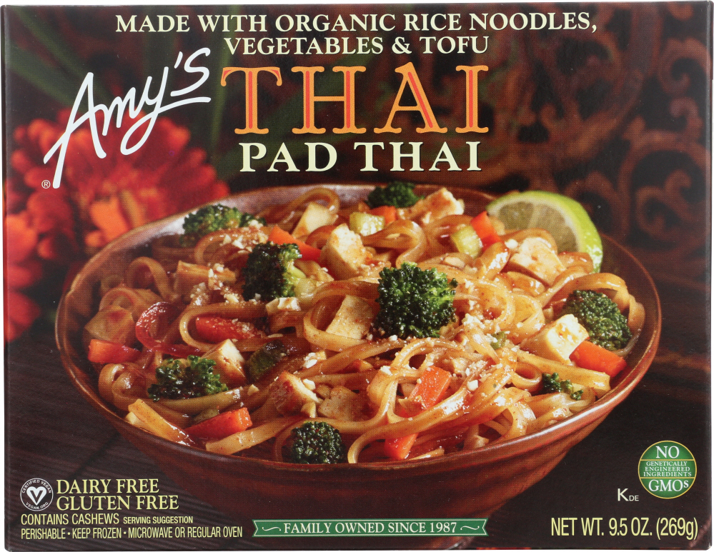 AMY’S: Thai Pad Thai, 9.5 oz - 0042272009244