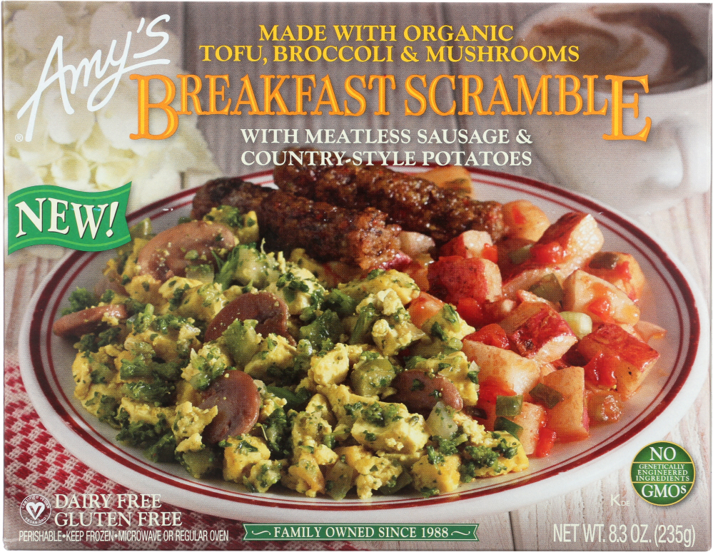 Amy'S, Breakfast Scramble With Meatless Sausage & Country-Style Potatoes - 042272010042
