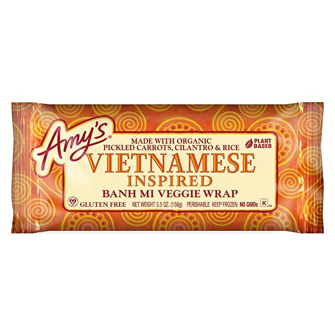 Amy's Vietnamese Banh Mi Wrap, 5oz (Frozen) - 042272012381