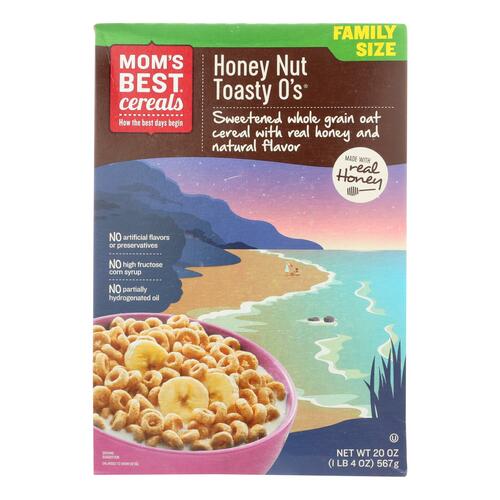 Mom's Best Naturals Honey Nuttoasty O?s - Case Of 10 - 20 Oz. - 0042400049135