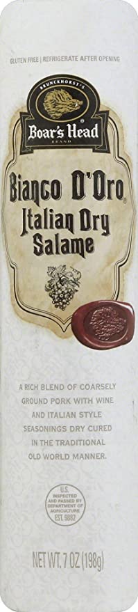 Boar's Head Bianco D'oro Italian Dry Salame - 042421160307