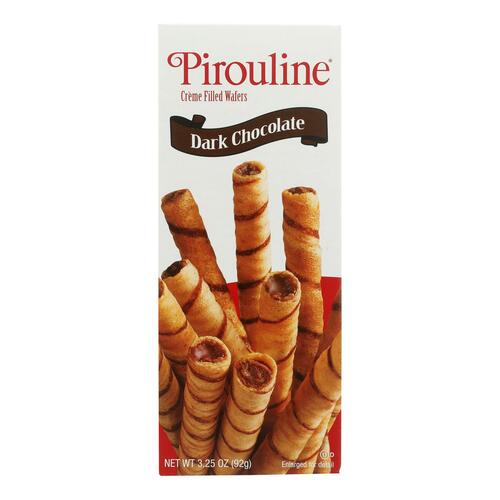 Pirouline Cream De Pirouline - Dark Chocolate - Case Of 12 - 3.25 Oz - 0042456051144