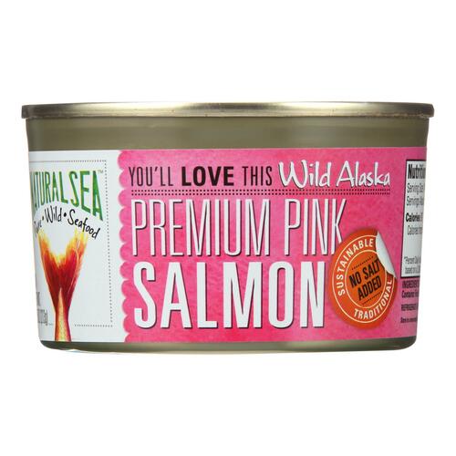 Natural Sea Wild Pink Salmon, Unsalted - 1 Each 1 - 7.5 Oz - 042563003050