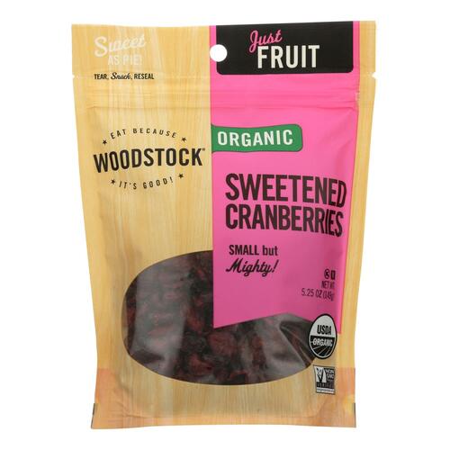 Organic sweetened dried cranberries, cranberries - 0042563008840