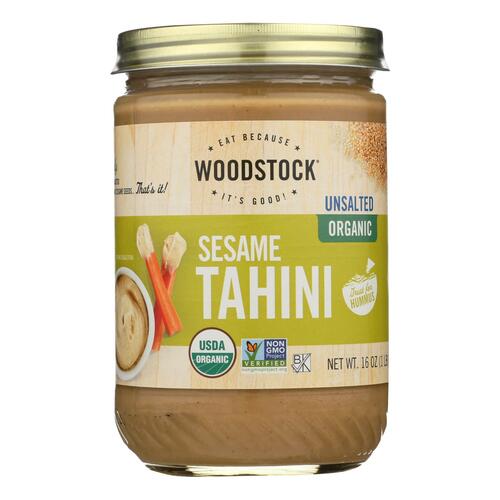 Woodstock Unsalted Organic Sesame Tahini - 1 Each 1 - 16 Oz - 042563009151