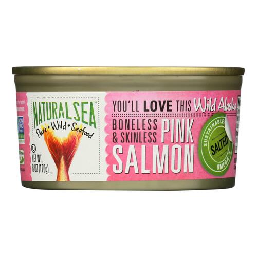 Skinless & boneless pink wild salmon - 0042563013066