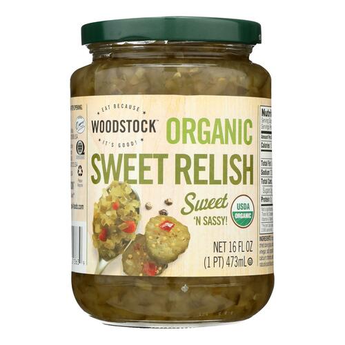 Woodstock, Organic Sweet Relish, Sweet 'N Sassy! - 042563013639