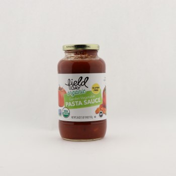 Field day, organic pasta sauce, garden vegetables - 0042563603021