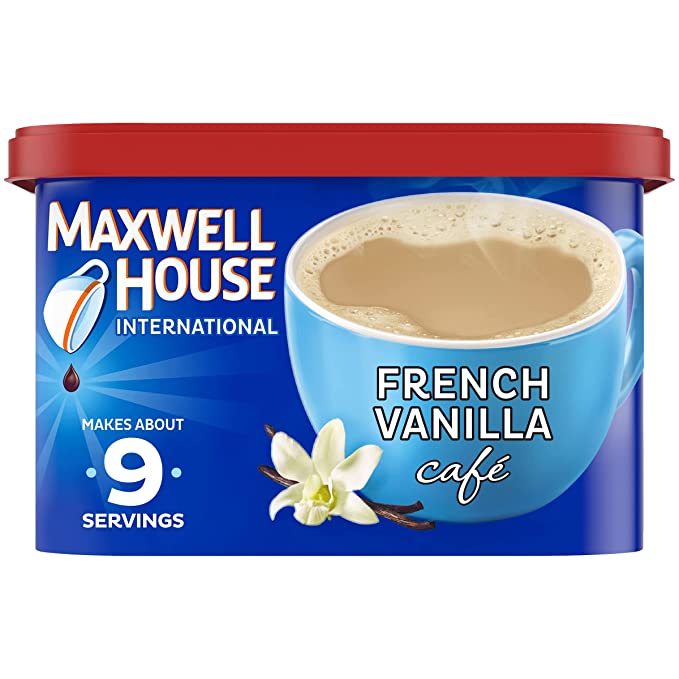 French Vanilla Cafe-Style Beverage Mix, French Vanilla Cafe - 043000003336