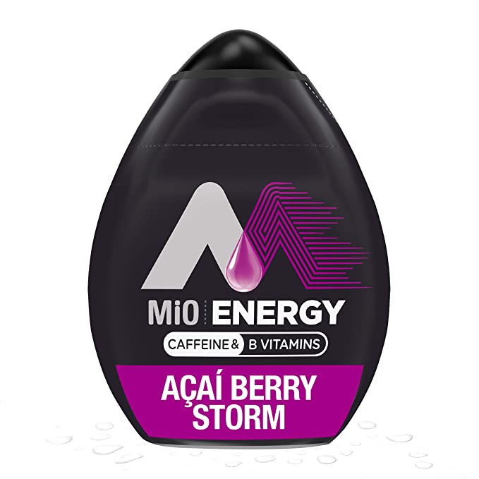  MiO Energy Acai Berry Storm Liquid Water Enhancer (1.62 fl oz Bottle)  - 043000005804