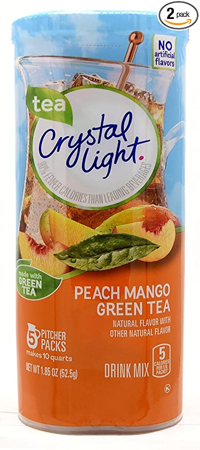 Peach Mango Green Tea Drink Mix, Peach Mango Green Tea - 043000028858