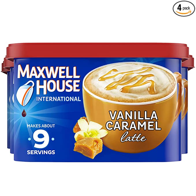Vanilla Caramel Latte Cafe-Style Beverage Mix, Vanilla Caramel Latte - 043000004890