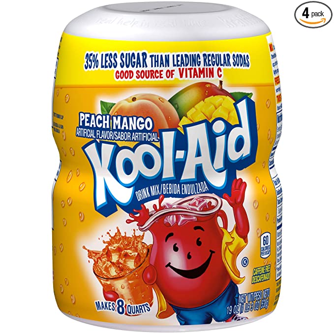  Kool-Aid Peach Mango Soft Drink Mix 19 oz  - 043000045831