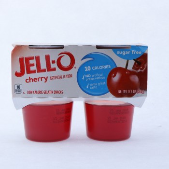 Low Calorie Gelatin Snacks, Cherry - 0043000046104