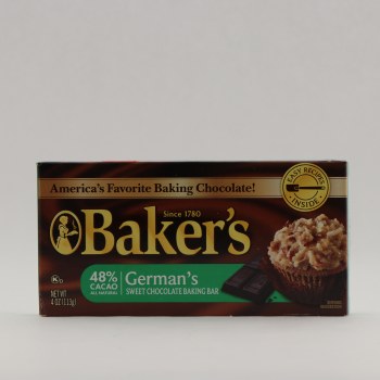 German'S Sweet Chocolate Premium Baking Bar, German'S Sweet Chocolate - 043000055526