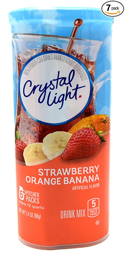 Strawberry Orange Banana Drink Mix Pitcher Packets, Strawberry Orange Banana - 043000950548