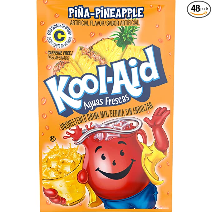 Kool-Aid, Unsweetened Drink Mix, Pineapple, Pineapple - 043000954348