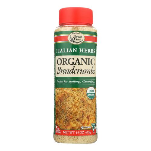 EDWARD & SONS: Breadcrumb Italian Organic, 15 oz - 0043182000598