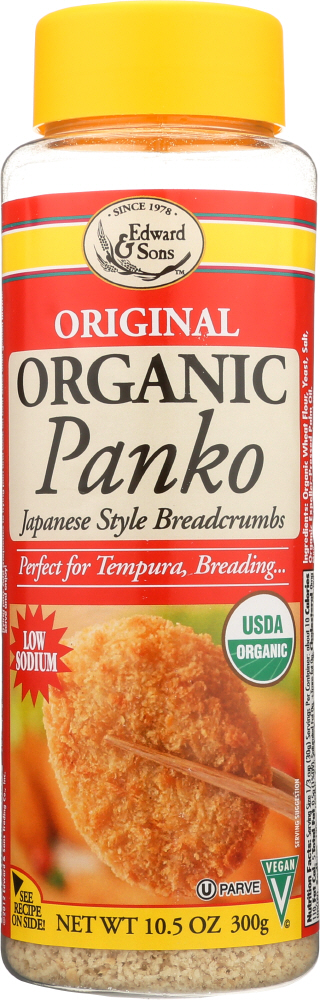 Edward And Sons Organic Panko Breadcrumbs - Case Of 6 - 10.5 Oz. - 043182000604